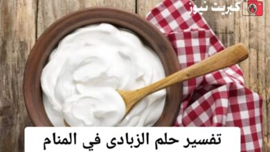 تفسير حلم الزبادى في المنام