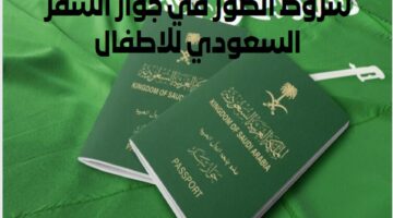شروط الصور في جواز السفر السعودي للاطفال 1445 مع المتطلبات